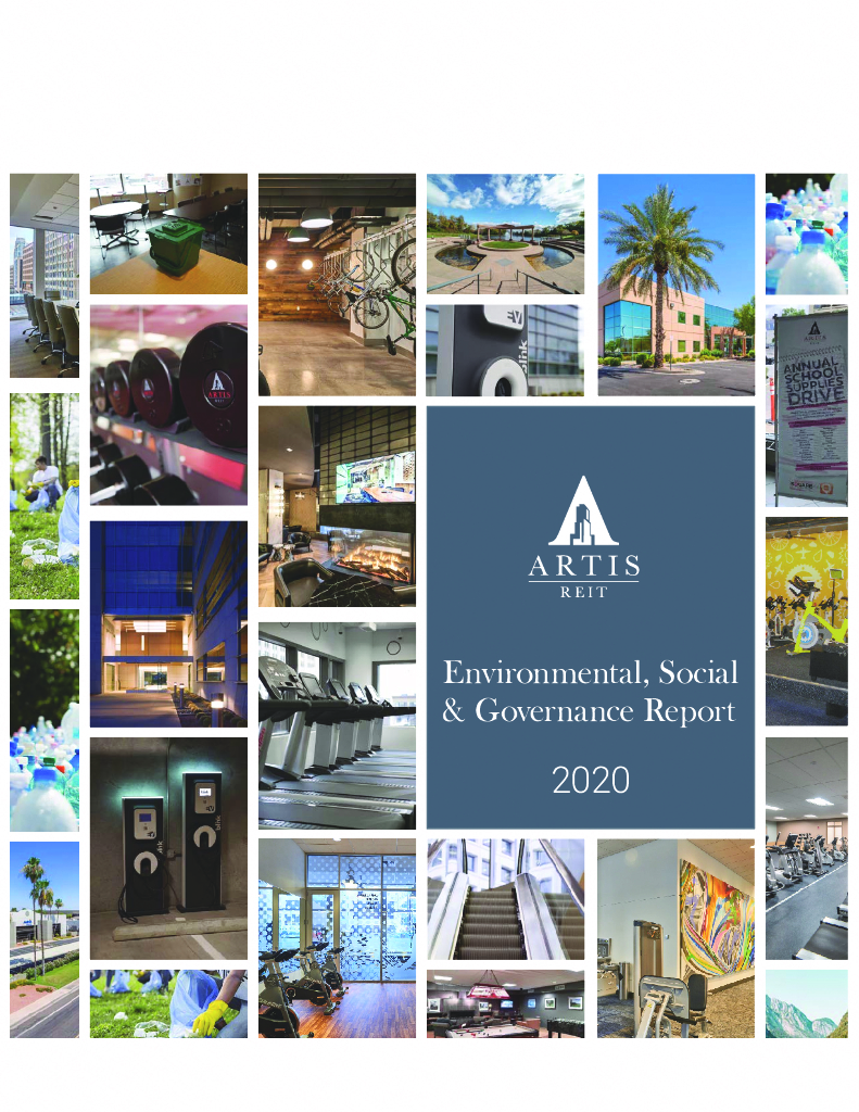 Artis Real Estate Investment Trust（AX.UN）2020年ESG报告（英文版）