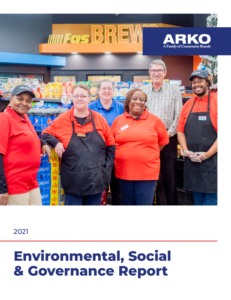 Arko Corp.（ARKO）2021年ESG报告（英文版）