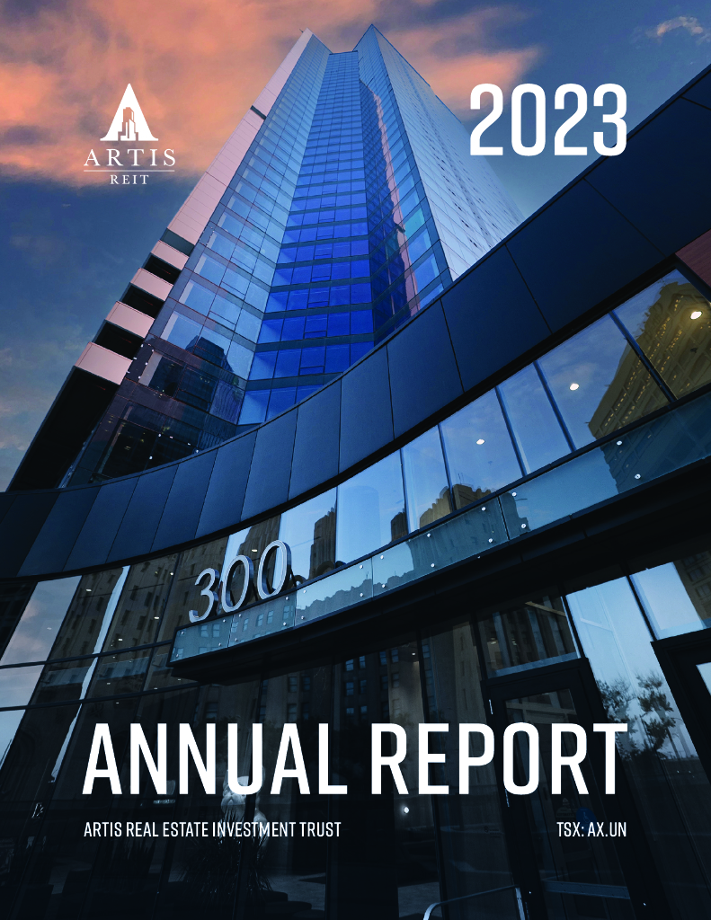Artis Real Estate Investment Trust（AX.UN）2023财年年度报告（英文版）