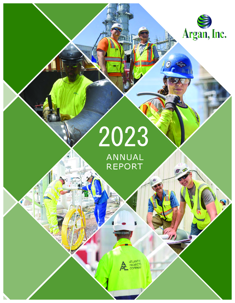 Argan, Inc.（AGX）2023财年年度报告（英文版）