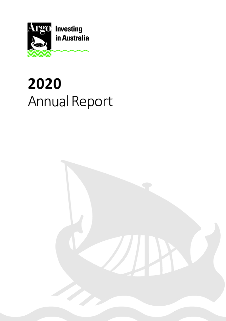 Argo Investments（ARG）2020财年年度报告（英文版）