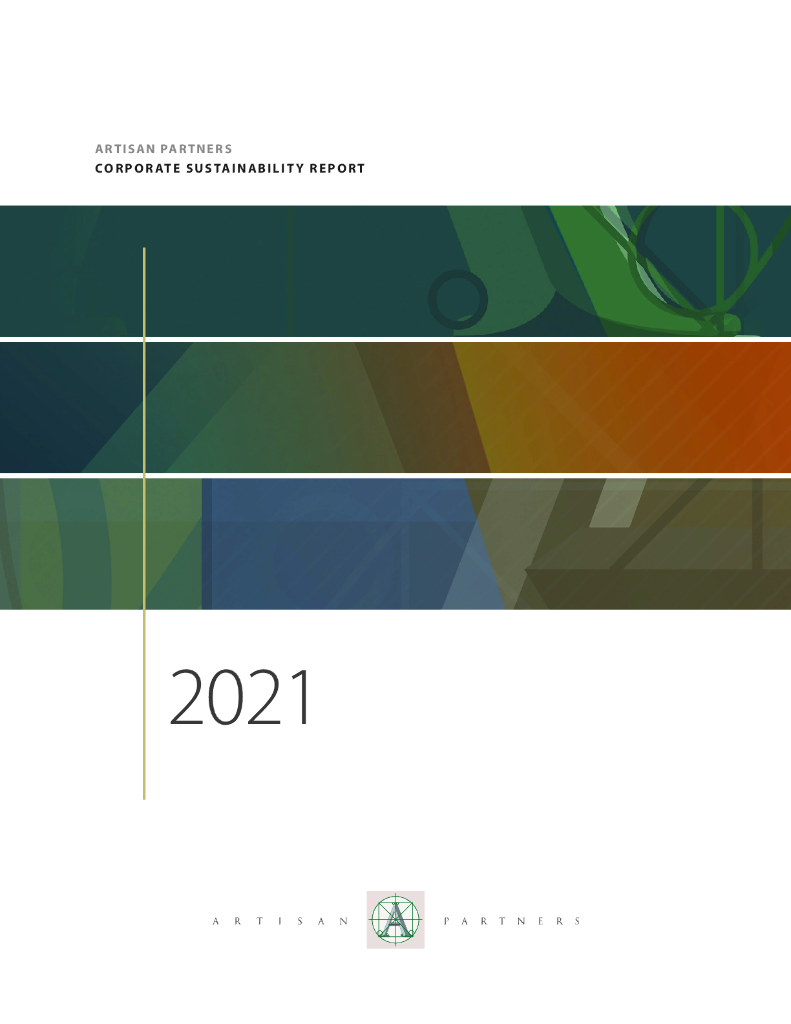 Artisan Partners Asset（APAM）2021年社会责任报告（英文版）