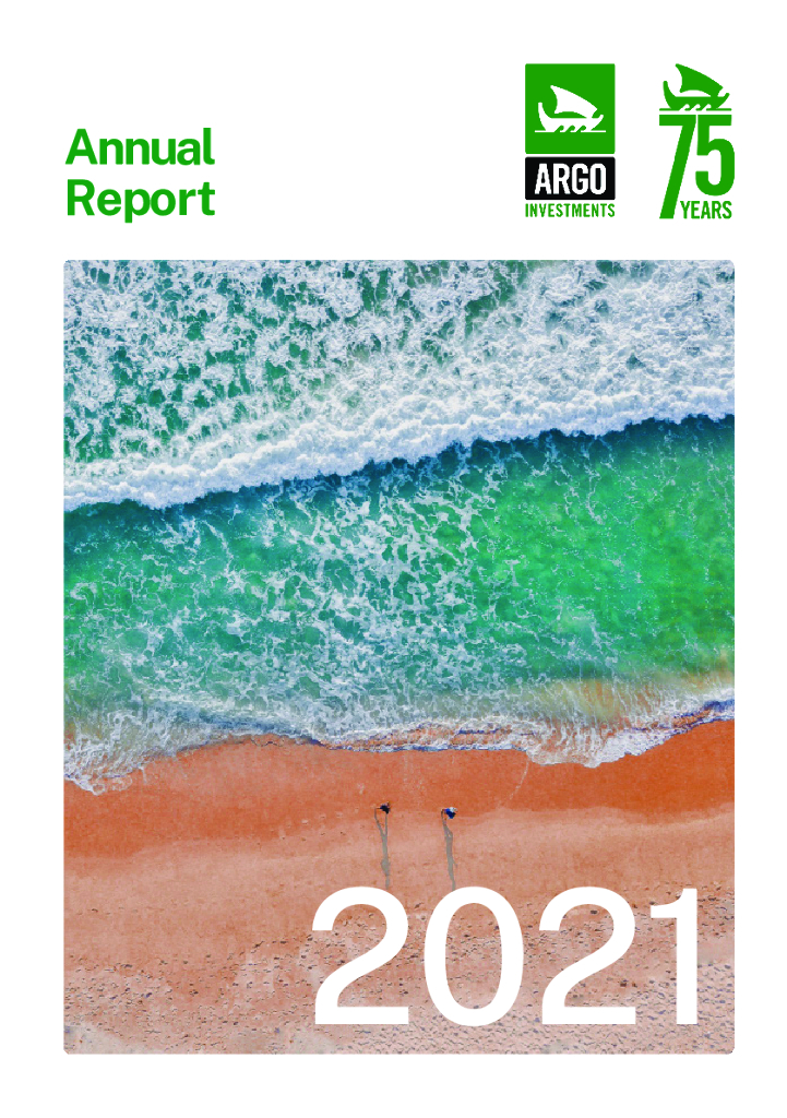 Argo Investments（ARG）2021财年年度报告（英文版）