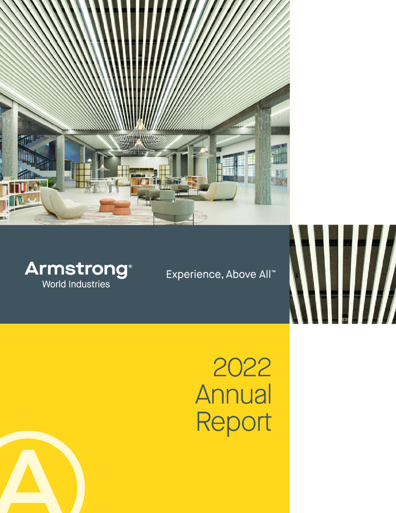 Armstrong World Industries, Inc.（AWI）2022财年年度报告（英文版）