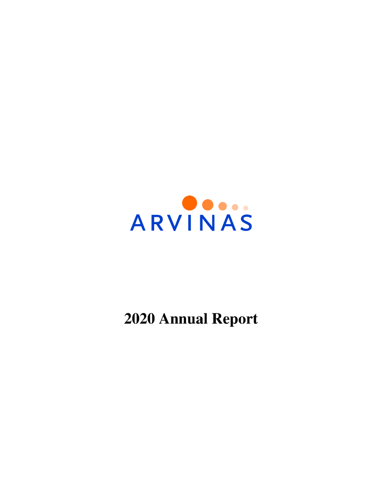 Arvinas（ARVN）2020财年年度报告（英文版）