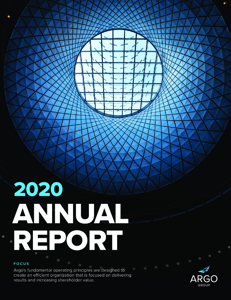 Argo Group International Holdings Ltd.（ARGO）2020财年年度报告（英文版）