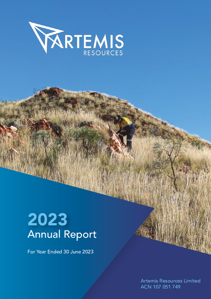 Artemis Resources（ARV）2023财年年度报告（英文版）