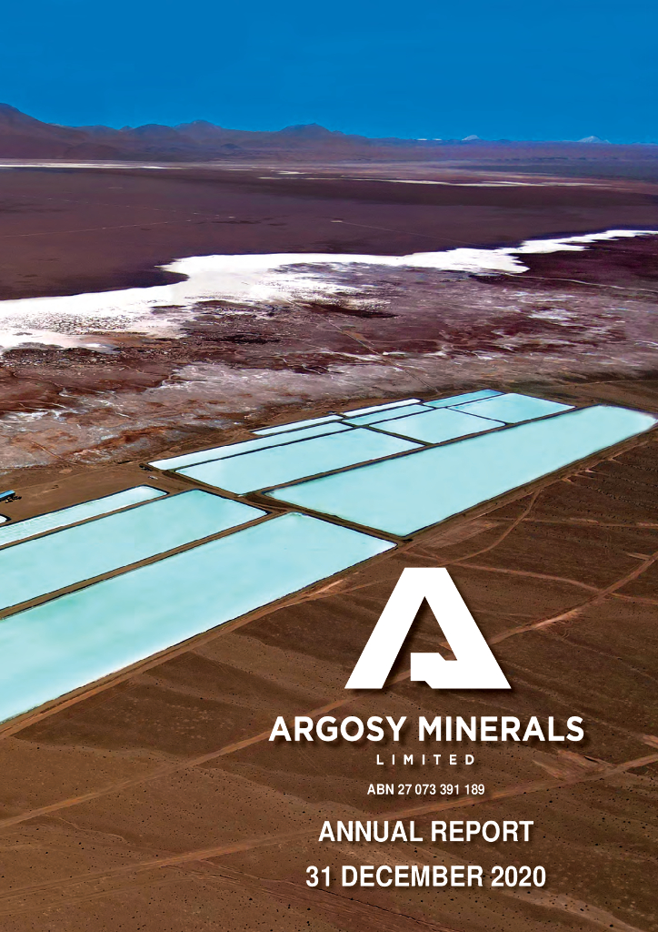 Argosy Minerals（AGY）2020财年年度报告（英文版）