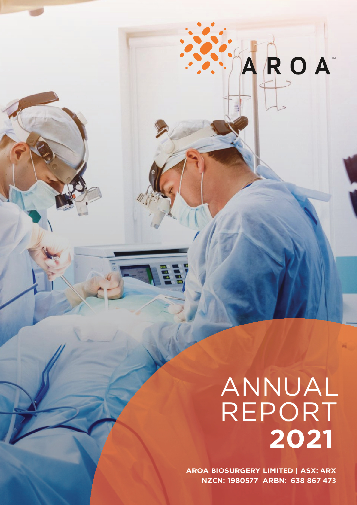 Aroa Biosurgery（ARX）2021财年年度报告（英文版）