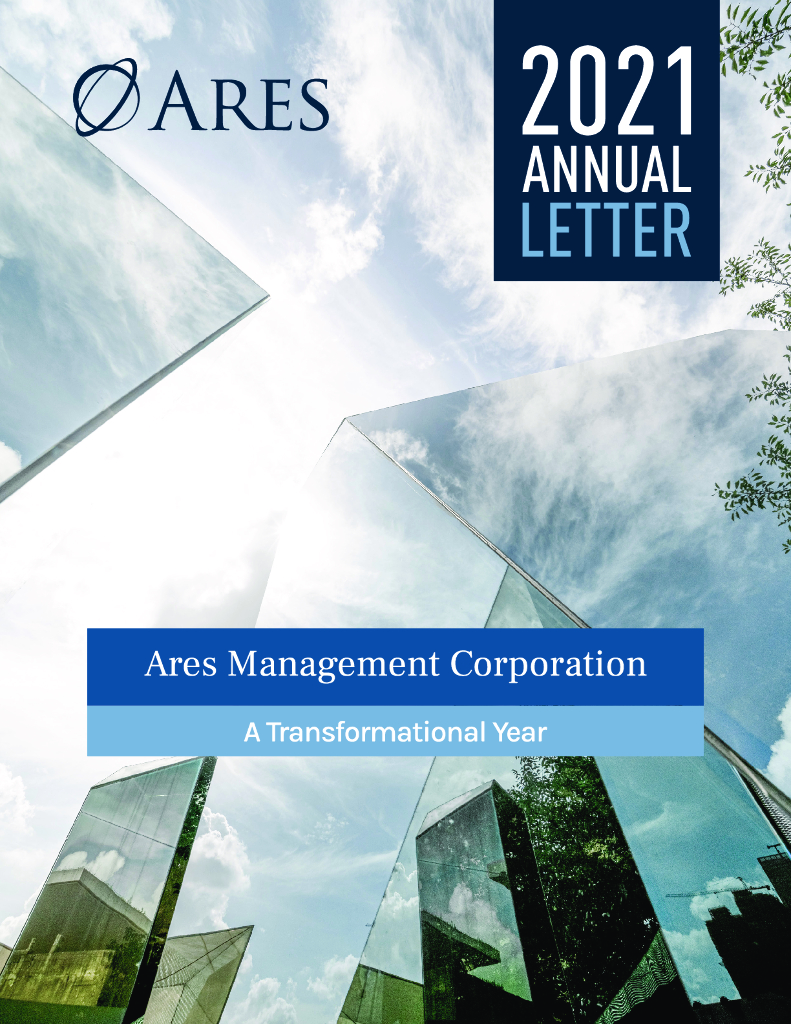 Ares Management Corporation（ARES）2021财年年度报告（英文版）