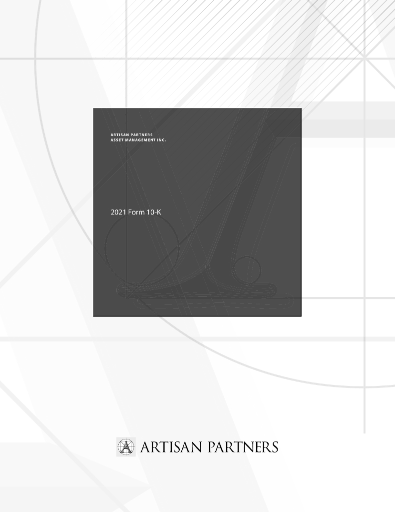 Artisan Partners Asset（APAM）2021财年年度报告（英文版）