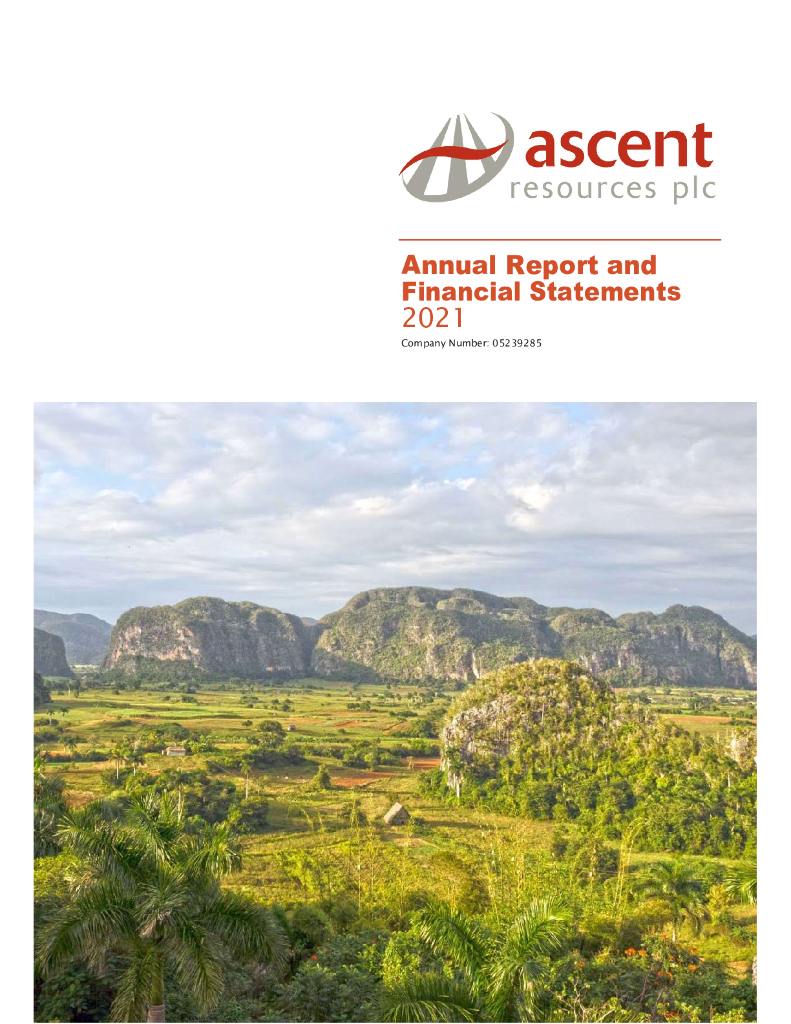 Ascent Resources Plc（AST）2021财年年度报告（英文版）