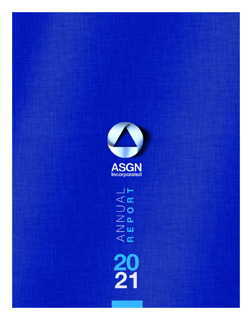 ASGN Incorporated（ASGN）2021财年年度报告（英文版）