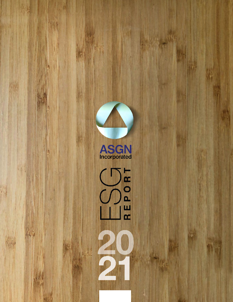 ASGN Incorporated（ASGN）2021年ESG报告（英文版）