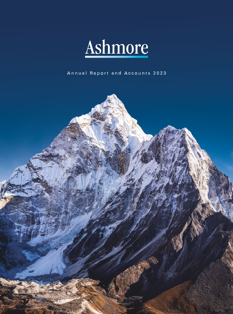 Ashmore Group PLC（ASHM）2023财年年度报告（英文版）