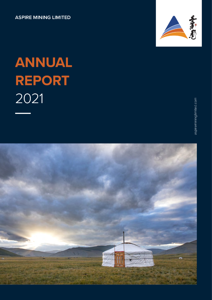 Aspire Mining Limited（AKM）2021财年年度报告（英文版）