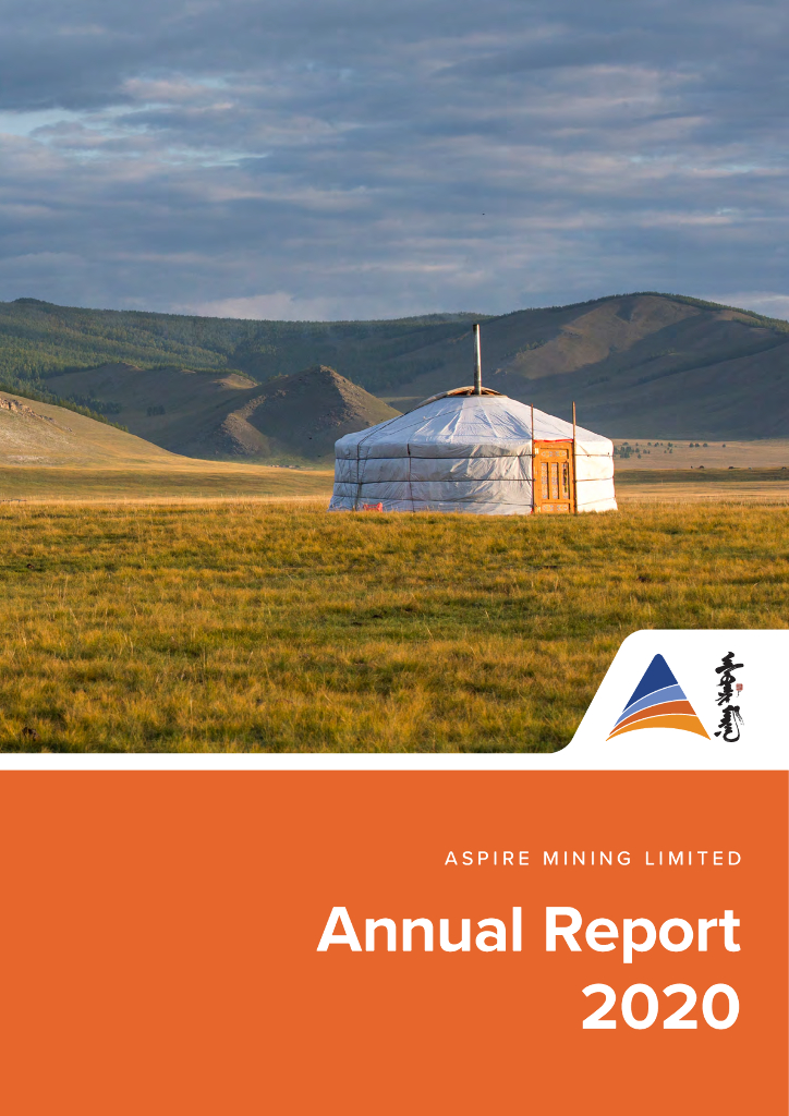 Aspire Mining Limited（AKM）2020财年年度报告（英文版）
