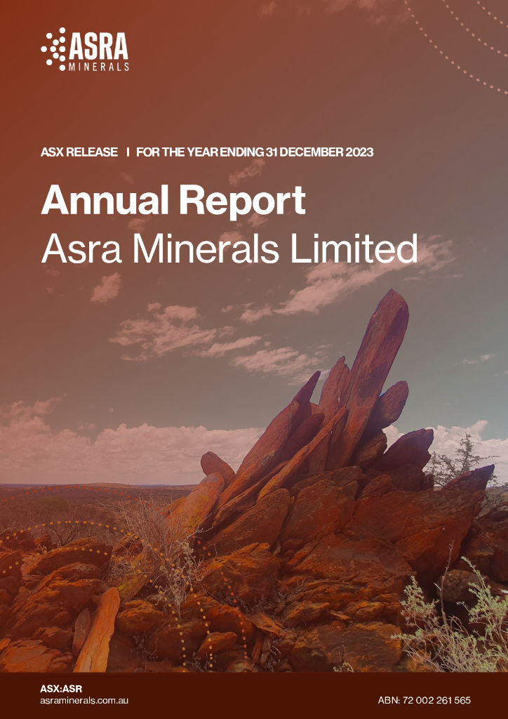 Asra Minerals（ASR）2023财年年度报告（英文版）