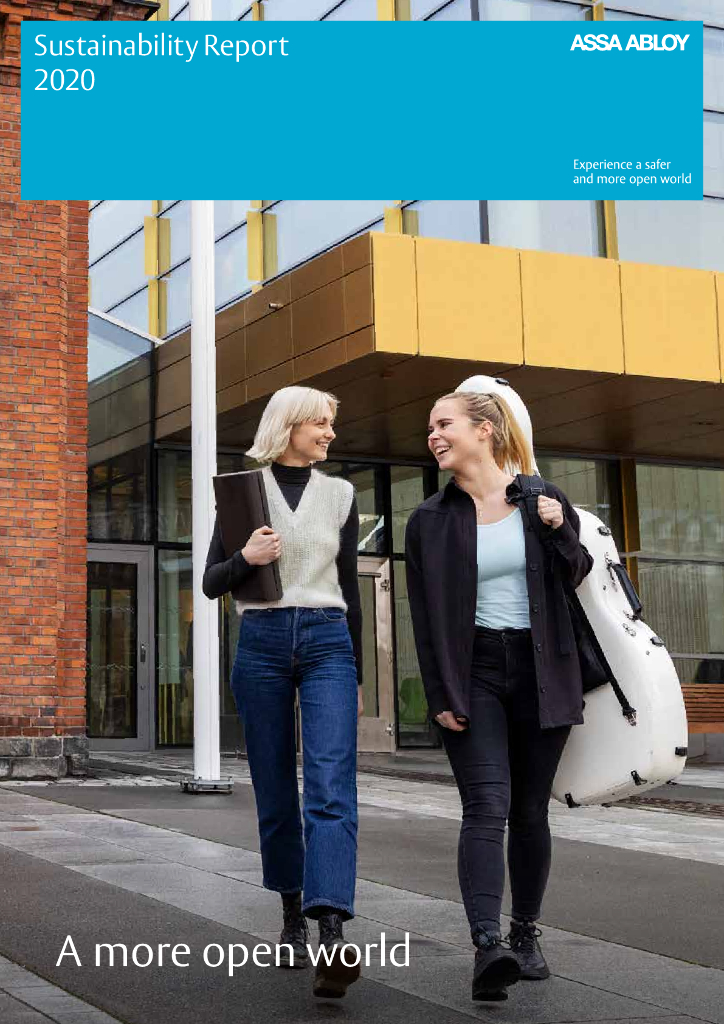 ASSA ABLOY（ASAZY）2020年可持续发展报告（英文版）