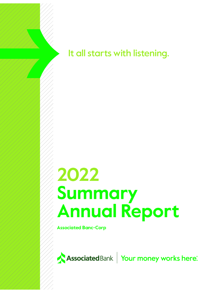 Associated Banc-Corp（ASB）2022财年年度报告（英文版）