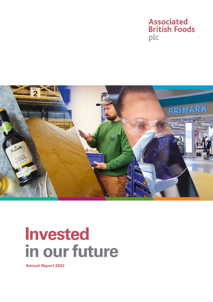 Associated British Foods plc（ABF）2022财年年度报告（英文版）