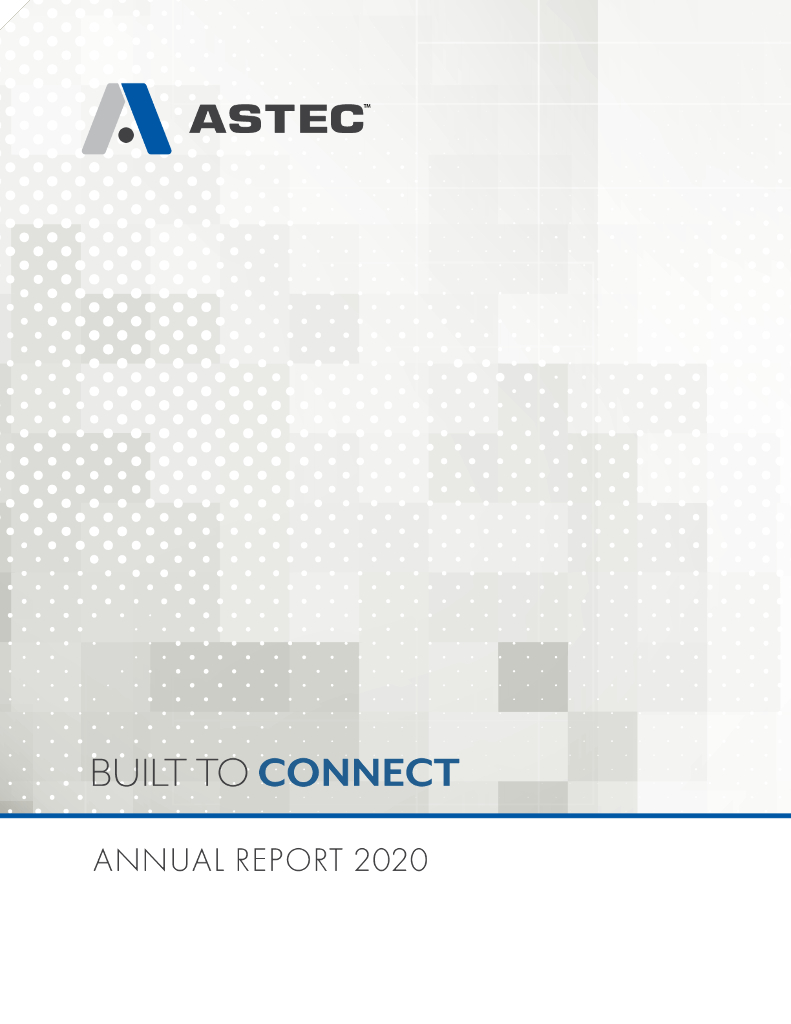Astec Industries Inc.（ASTE）2020财年年度报告（英文版）