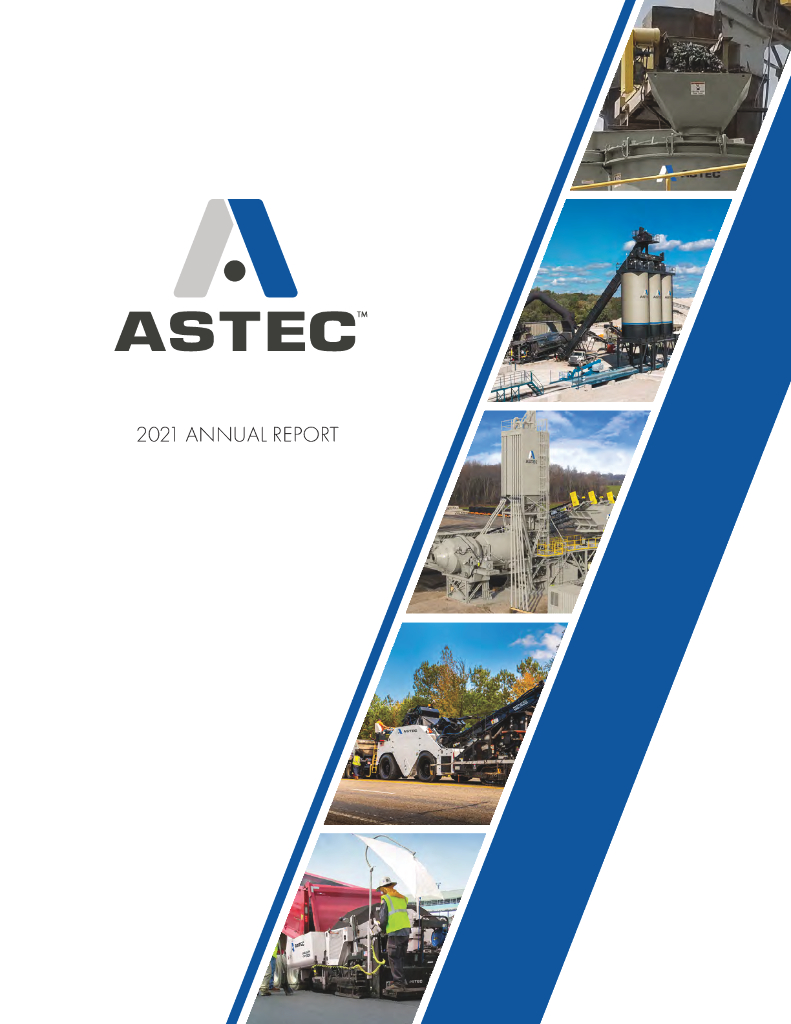 Astec Industries Inc.（ASTE）2021财年年度报告（英文版）