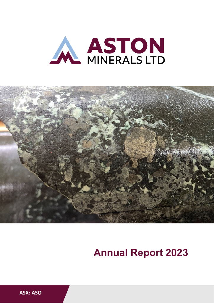 Aston Minerals（ASO）2023财年年度报告（英文版）