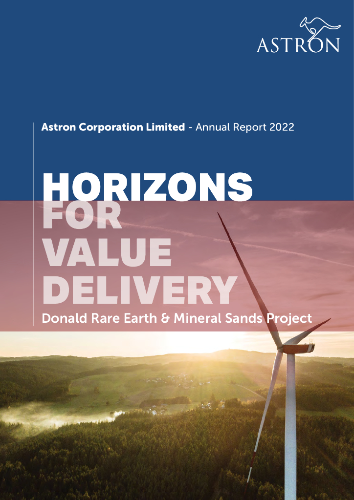Astron Corporation（ATR）2022财年年度报告（英文版）