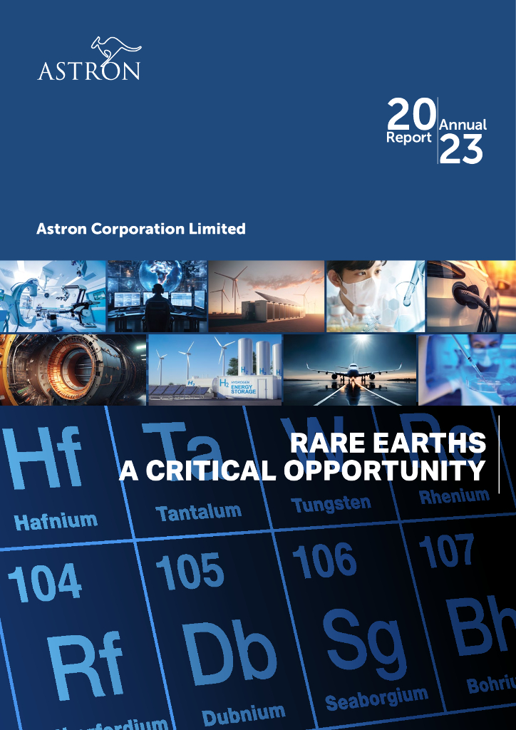 Astron Corporation（ATR）2023财年年度报告（英文版）