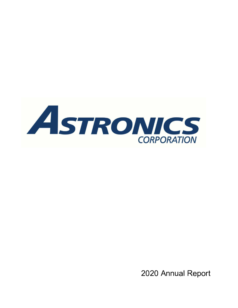 Astronics Corp.（ATRO）2020财年年度报告（英文版）