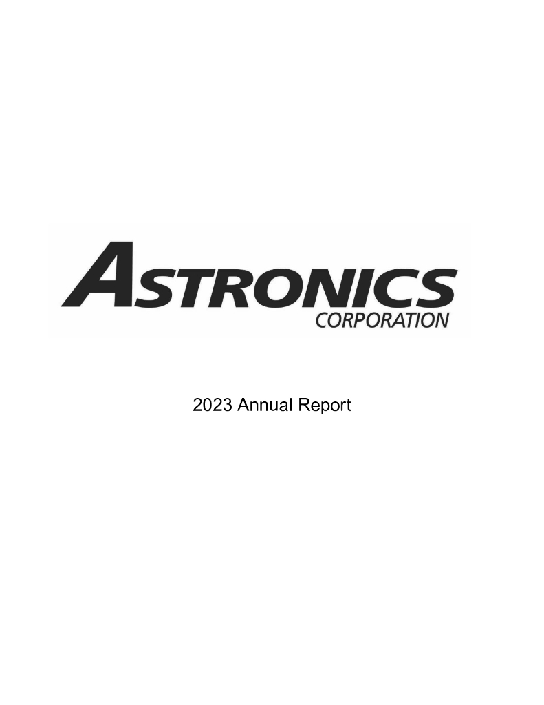 Astronics Corp.（ATRO）2023财年年度报告（英文版）