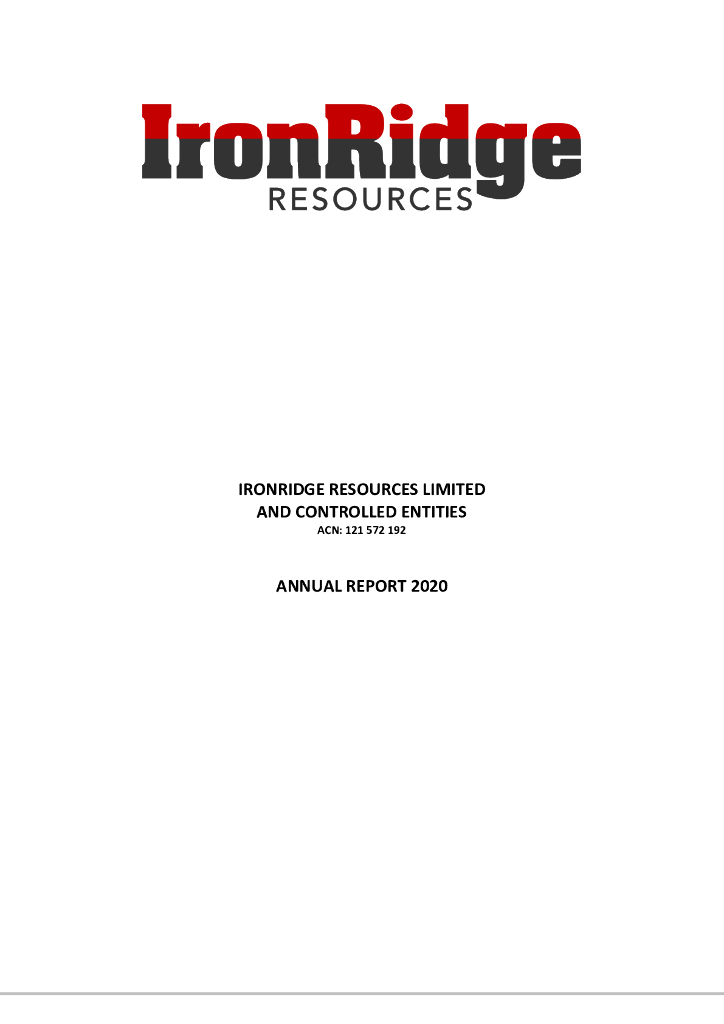 Atlantic Lithium Limited（ALL）2020财年年度报告（英文版）