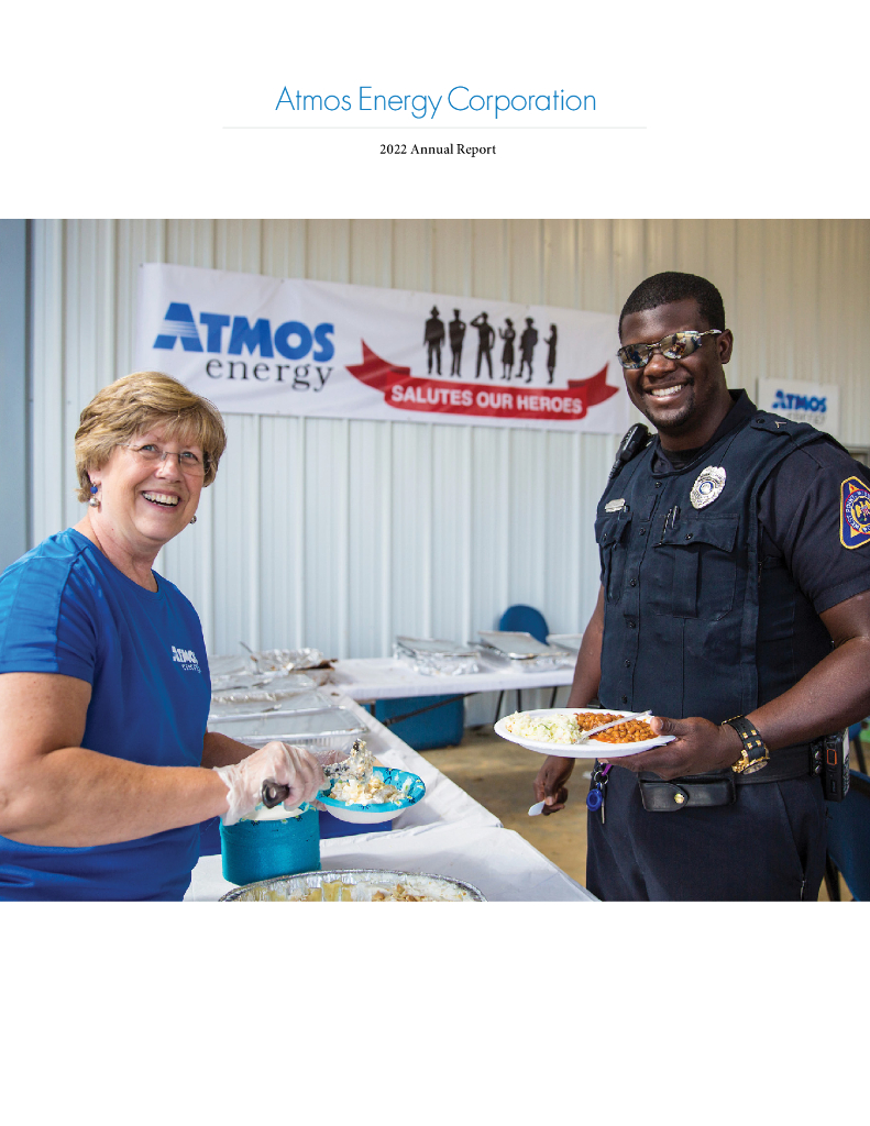 Atmos Energy Corporation（ATO）2022财年年度报告（英文版）