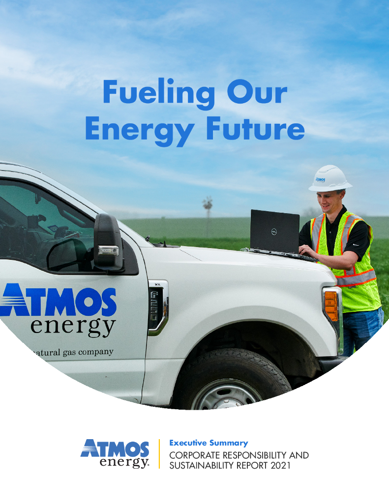 Atmos Energy Corporation（ATO）2021年社会责任报告（英文版）