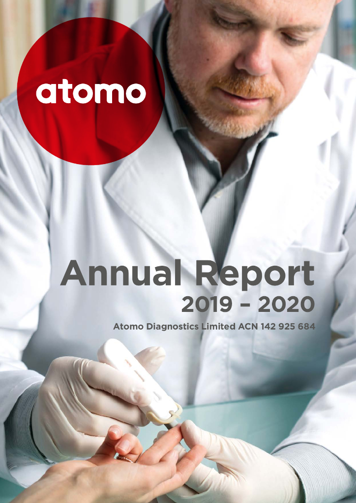 Atomo Diagnostics（AT1）2020财年年度报告（英文版）