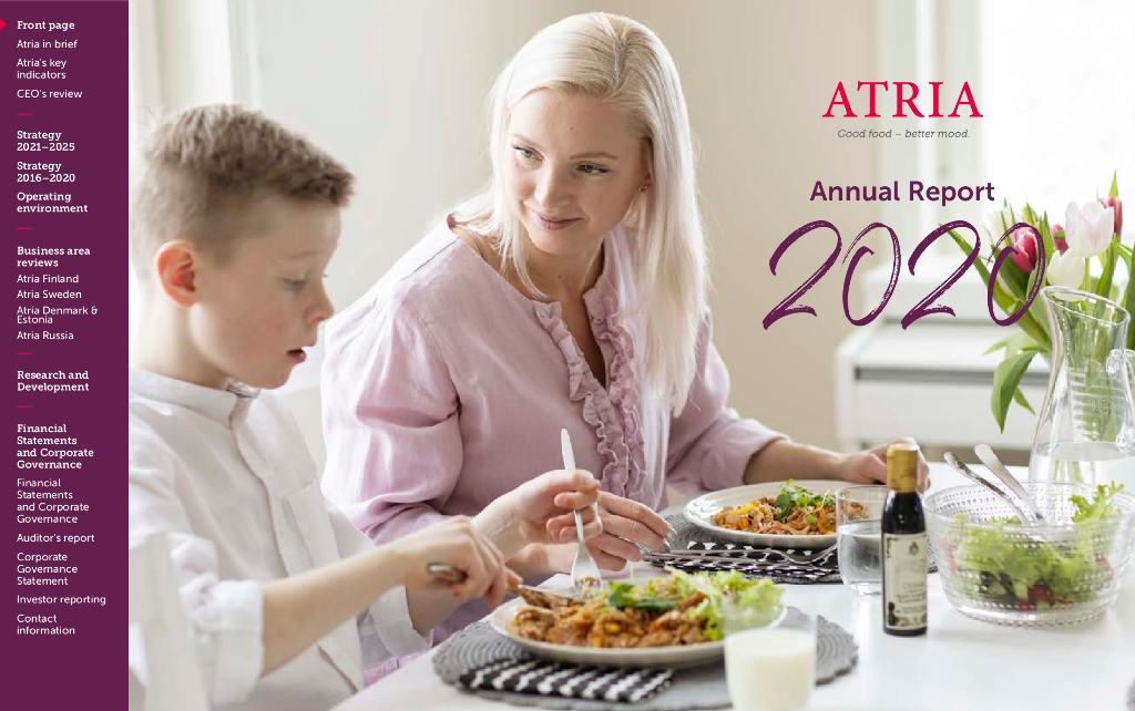 Atria 2020财年年度报告（英文版）