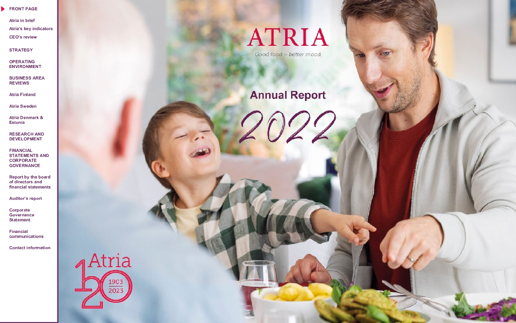 Atria 2022财年年度报告（英文版）