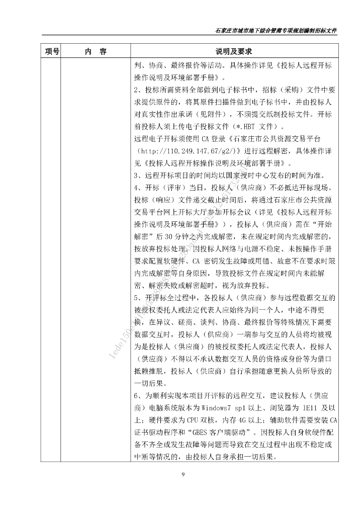 石家庄市城市地下综合管廊专项规划编制招标文件_第10页