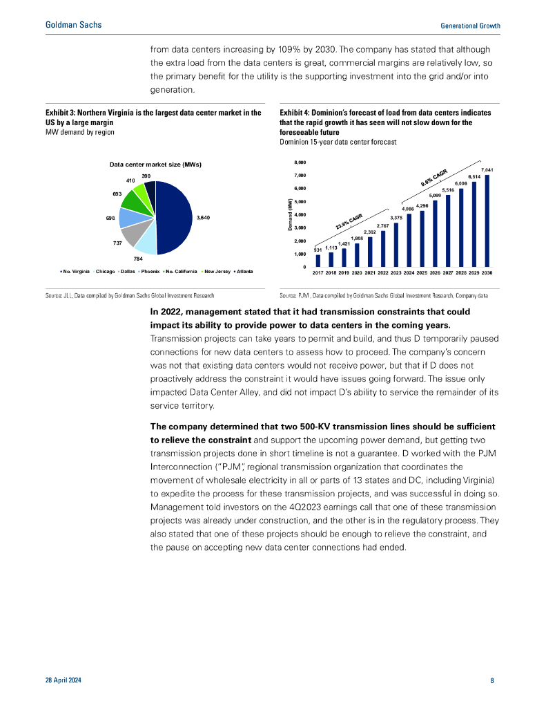 高盛：2024代际增长报告：人工智能、数据中心和即将到来的美国电力需求激增（英文版）_第8页