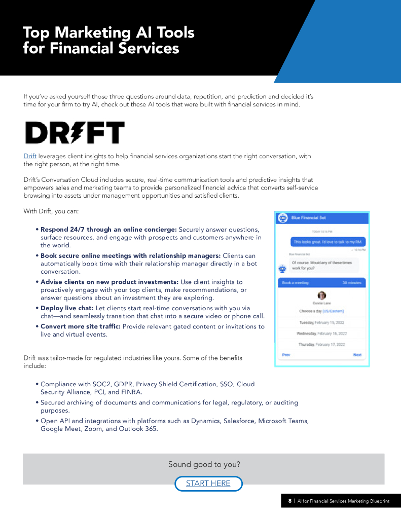Marketing AI Institute：2023年金融服务营销的人工智能（AI）蓝图报告（英文版）_第8页