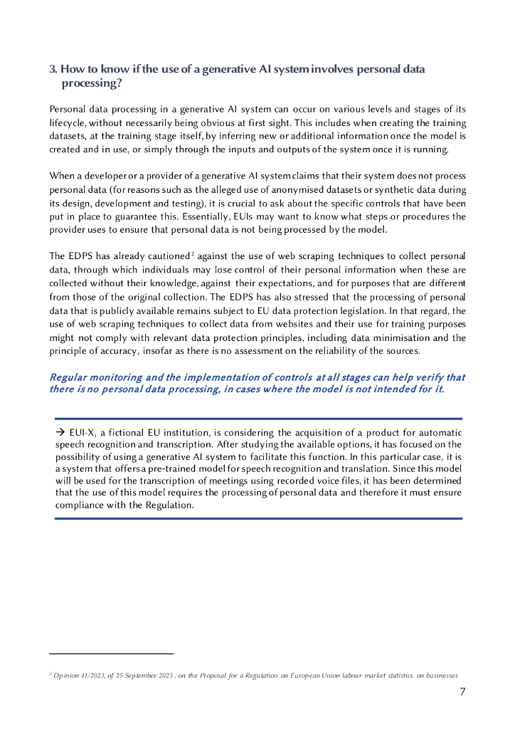 EDPS欧洲数据保护监督机构：2024生成式人工智能与EUDPR指南报告（英文版）_第8页