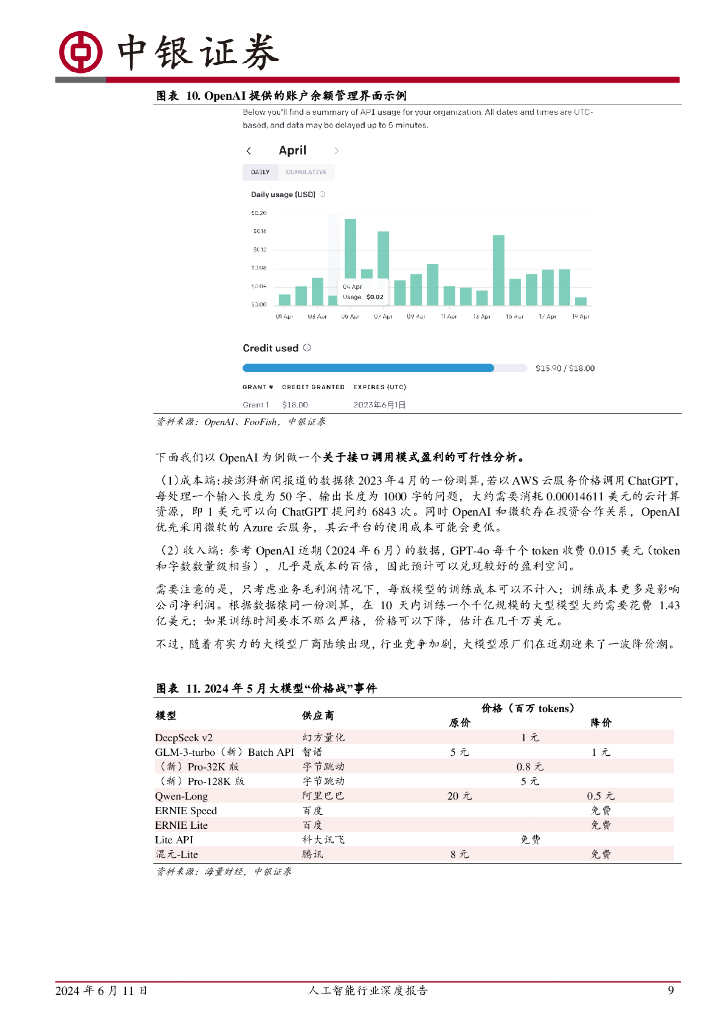 中银证券：人工智能行业深度报告：“元年”之后，再看大模型应用商业化进展_第9页