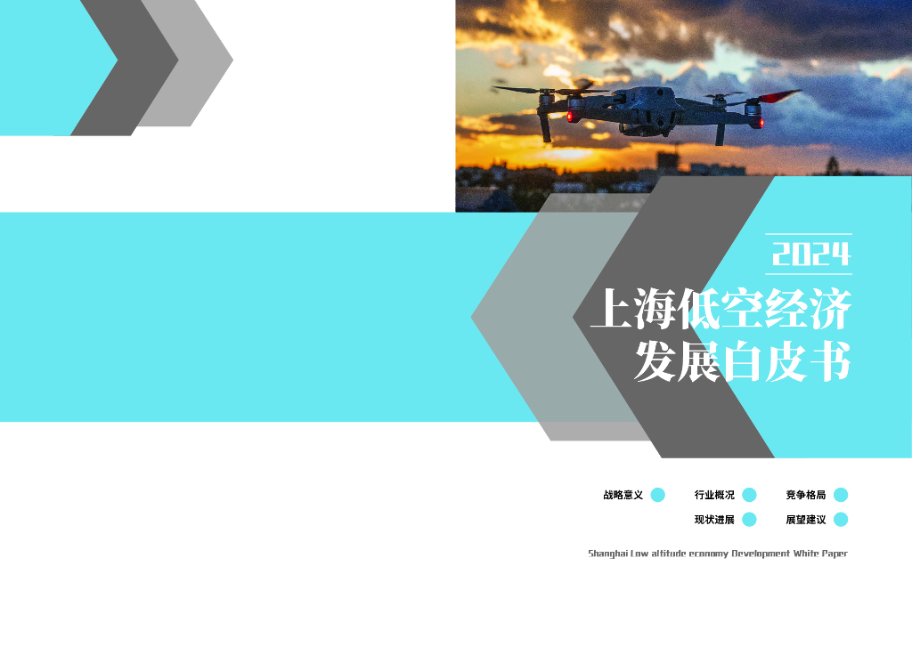 中创研究：2024上海低空经济发展白皮书海报