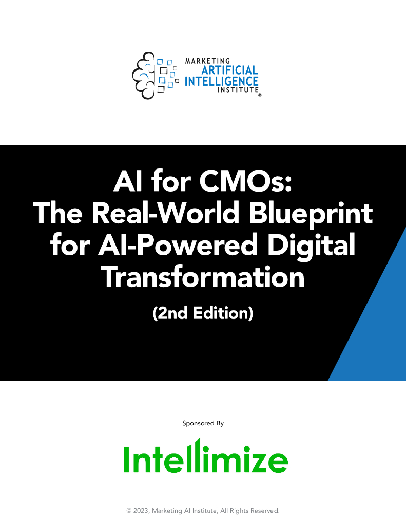 Marketing AI Institute：2023<em>人工智能</em>与首席营销官（CMO）：AI驱动的真实世界的数字化转型蓝图报告（英文版） 海报