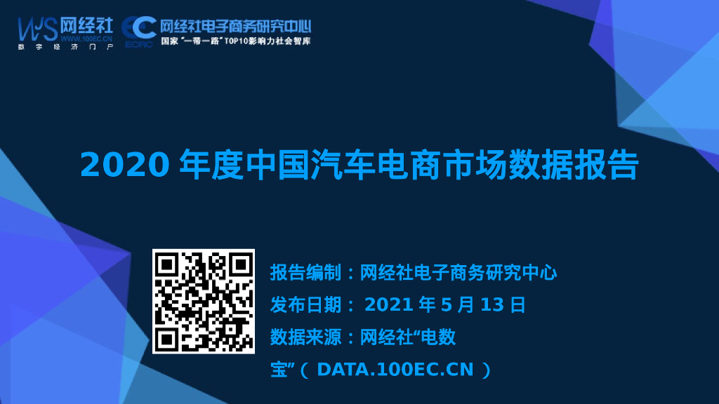 网经社：2020年中国汽车电商市场数据报告
