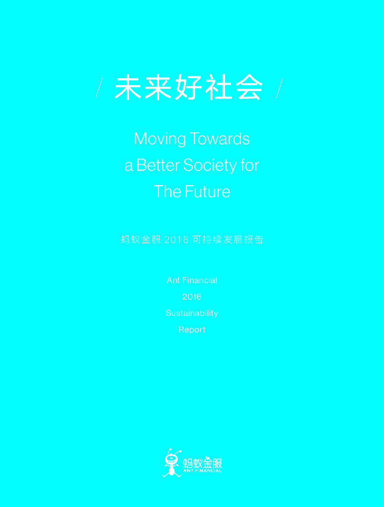 支付宝：2016-2017可持续发展报告