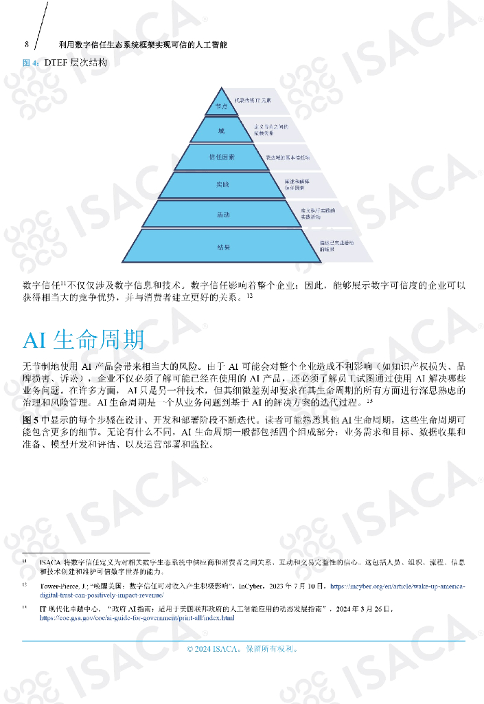 ISACA：2024利用数字信任生态系统框架实现可信的人工智能报告_第8页