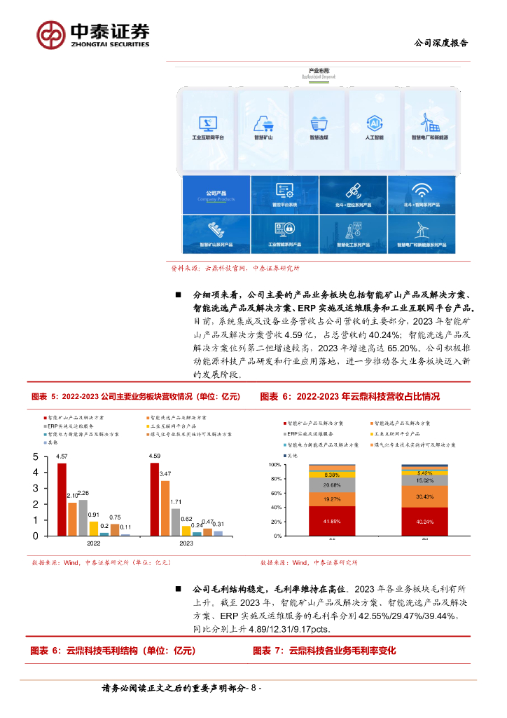 中泰证券：云鼎科技（000409）-能源IT优质企业，智慧矿山大模型与华为深度合作_第8页
