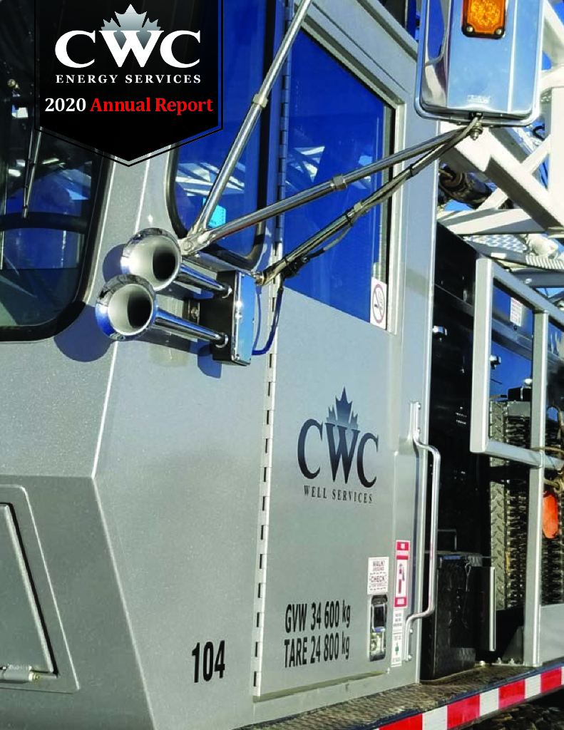 CWC Energy Services Corp.（CWC）2020财年年度报告（英文版）